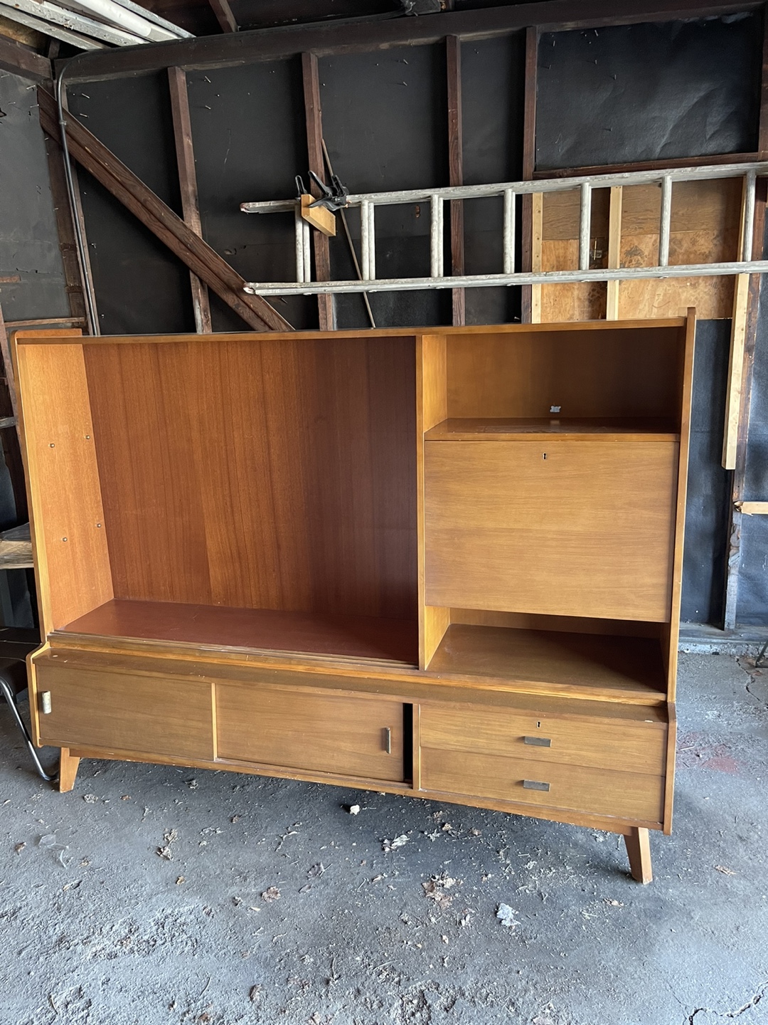 Mid Century Modern Entertainment Center