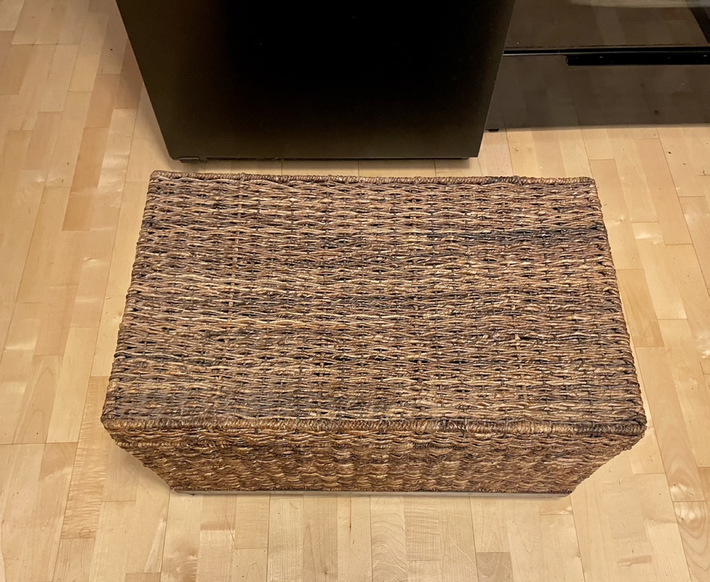 Wicker Storage Ottoman - photo 4