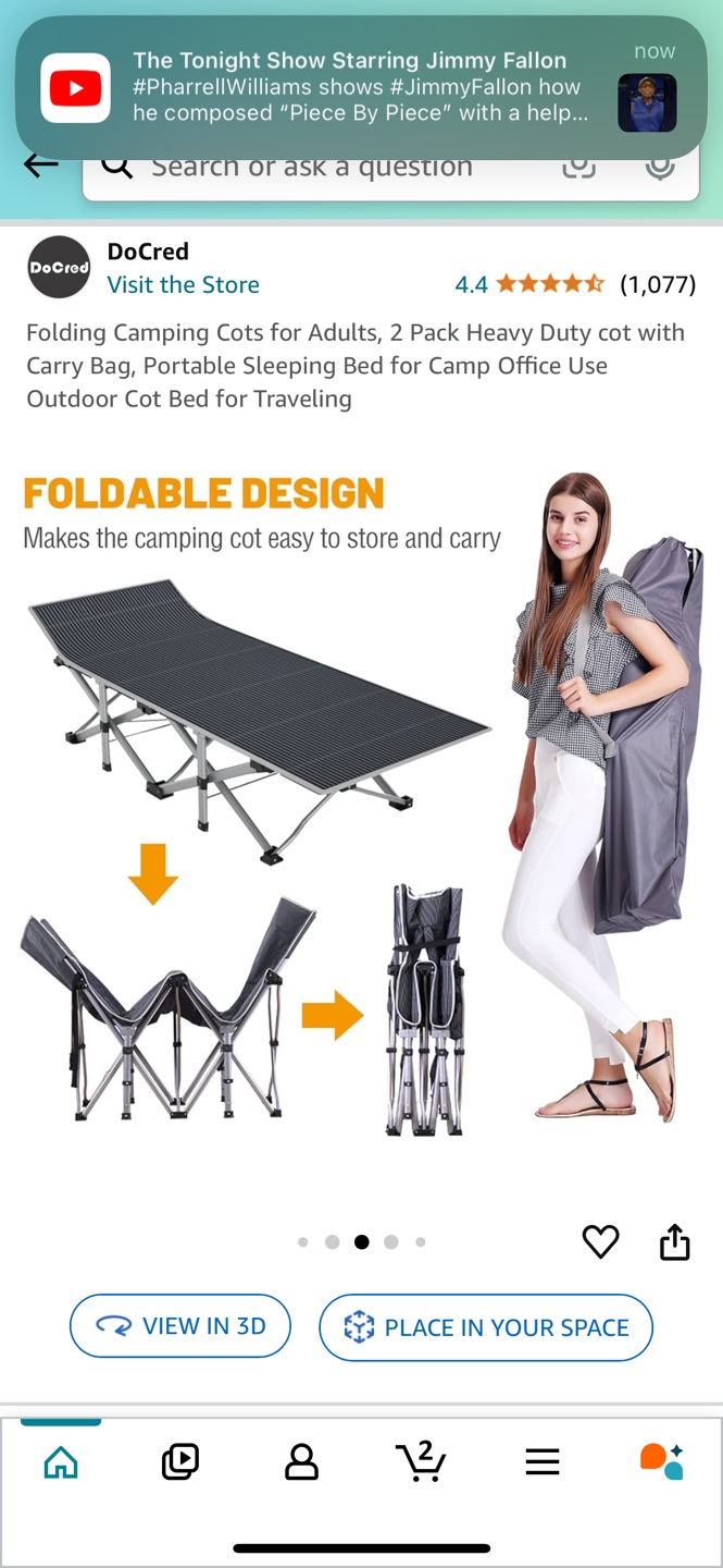 Folding Camping Cot - photo 4