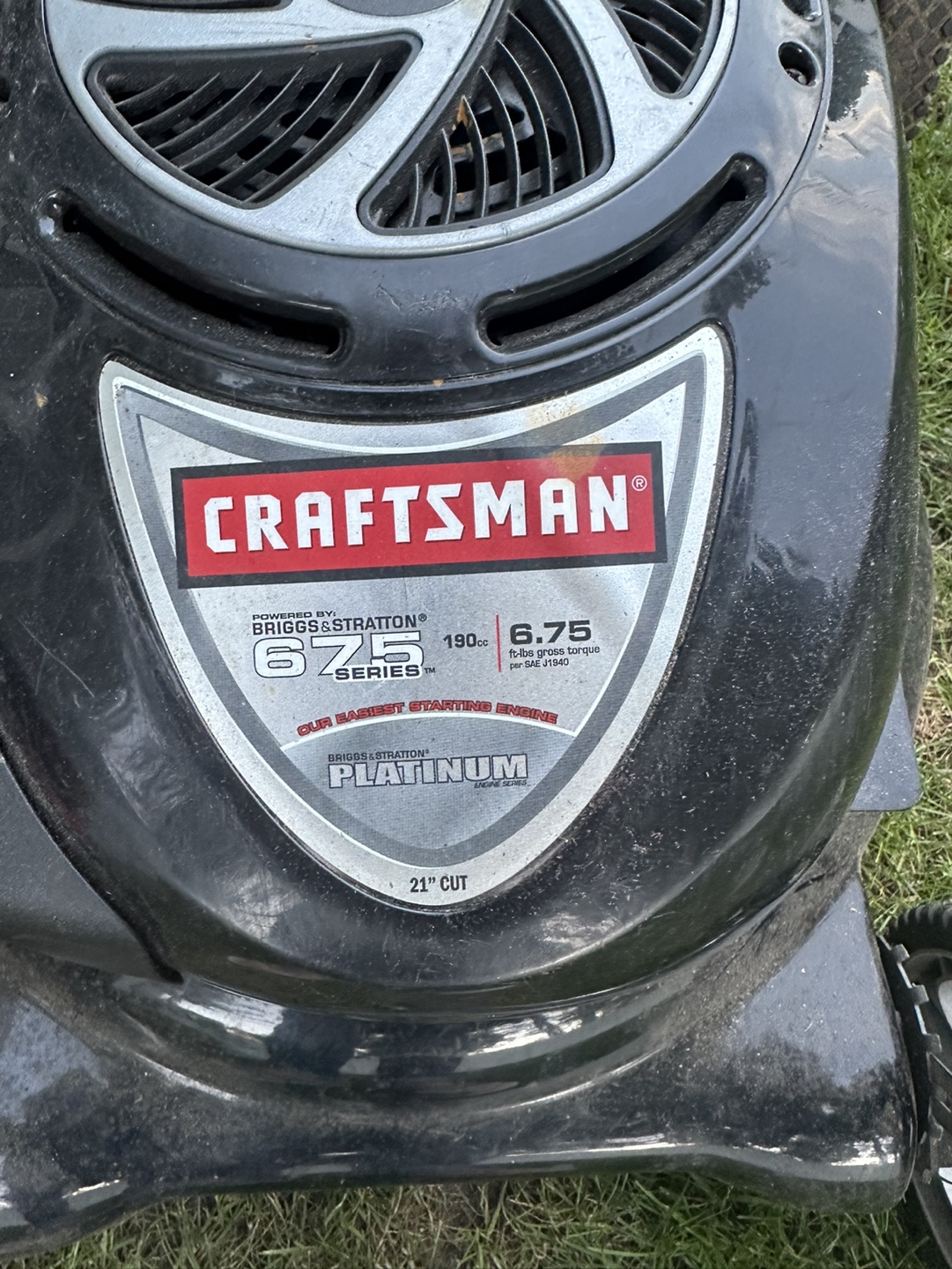 Craftsman 675 Series Gas Mower - photo 2