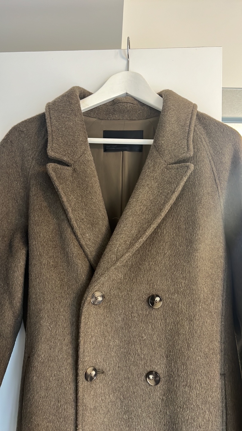 Oak and Fort Wool Coat Olive green - photo 3