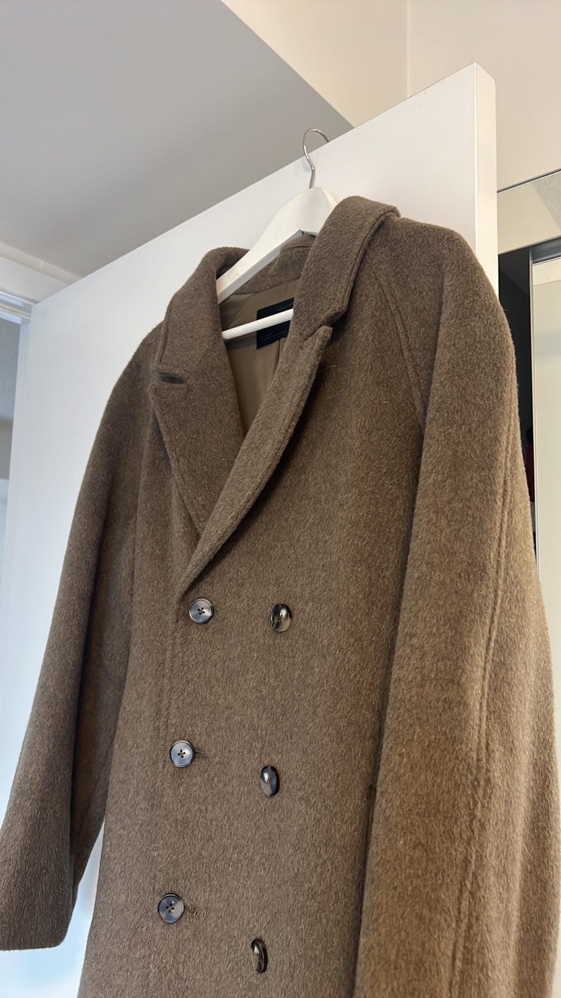 Oak and Fort Wool Coat Olive green - photo 4