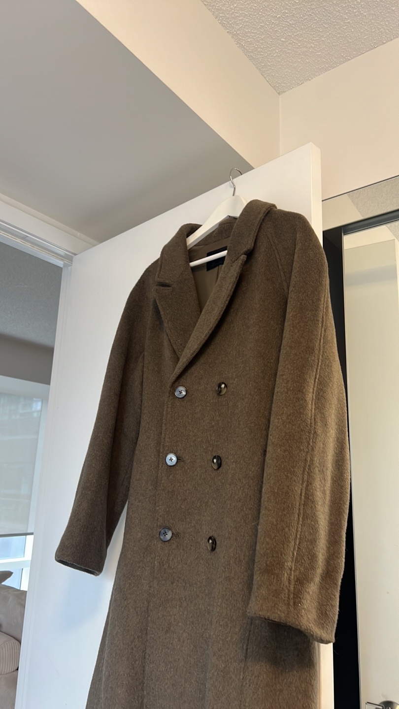 Oak and Fort Wool Coat Olive green - photo 5