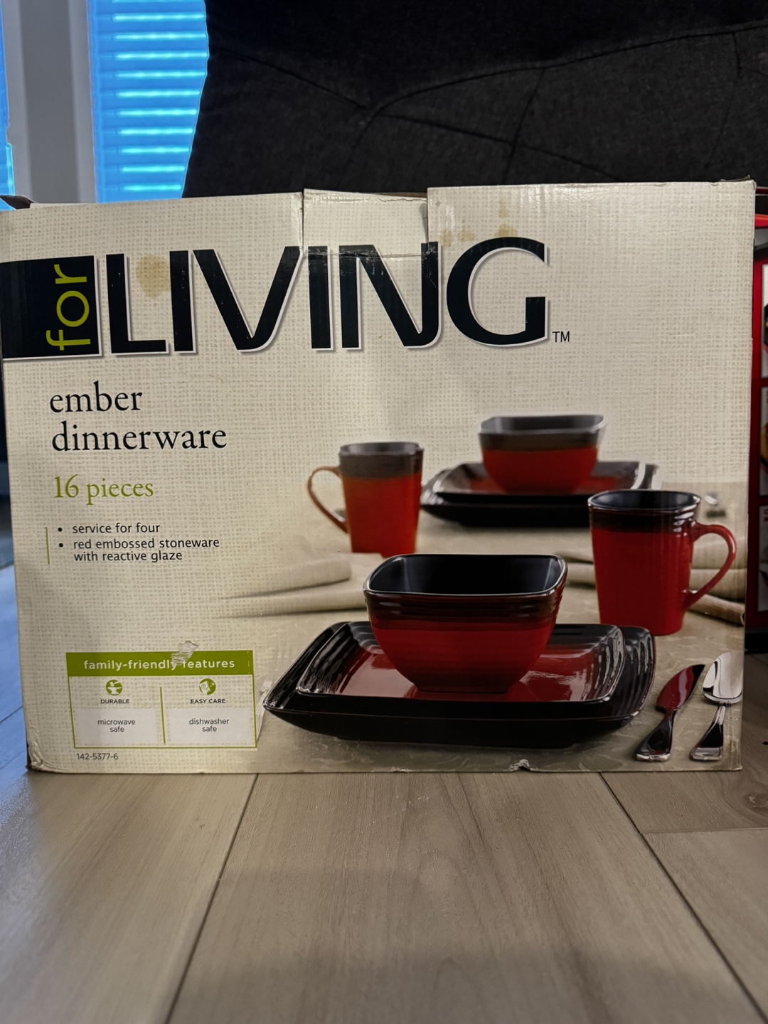 For Living Ember Dinnerware 16-Piece Set - photo 2