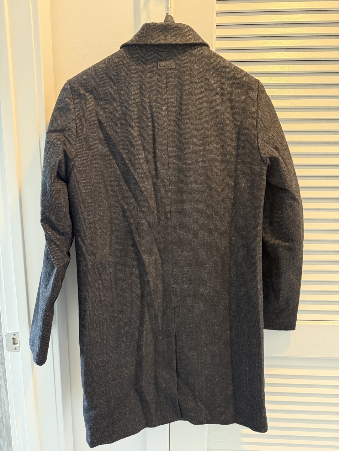 DKNY Gray Wool Coat Size Small - photo 2