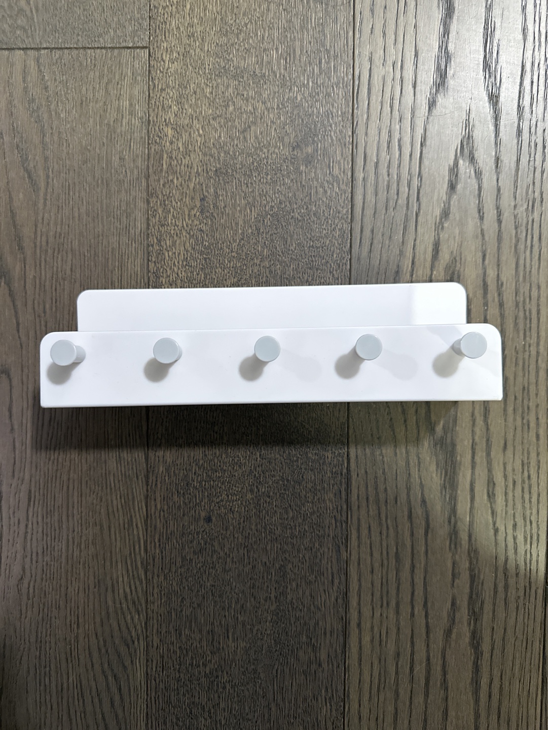 White Hook Rack (hole free)