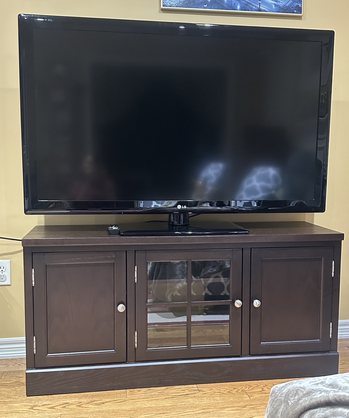 LG 55” Tv with stand/Entertainment Unit