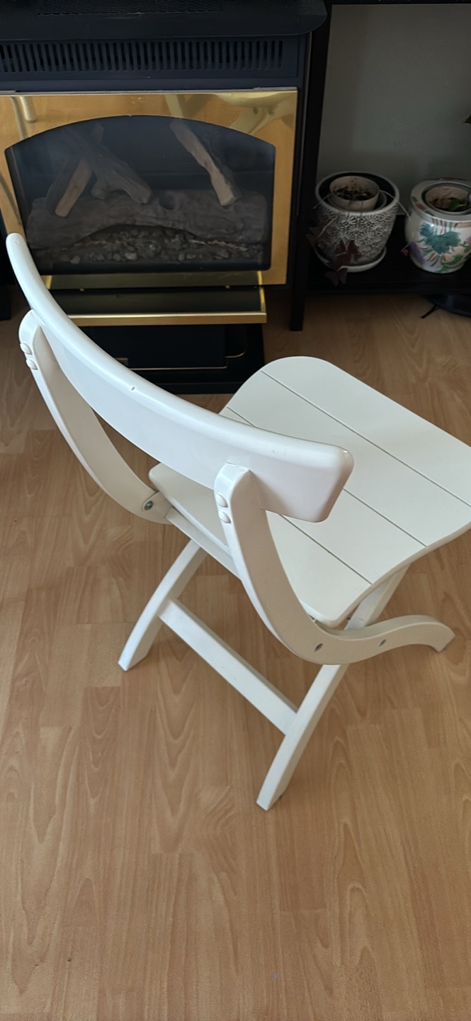White Folding Chair