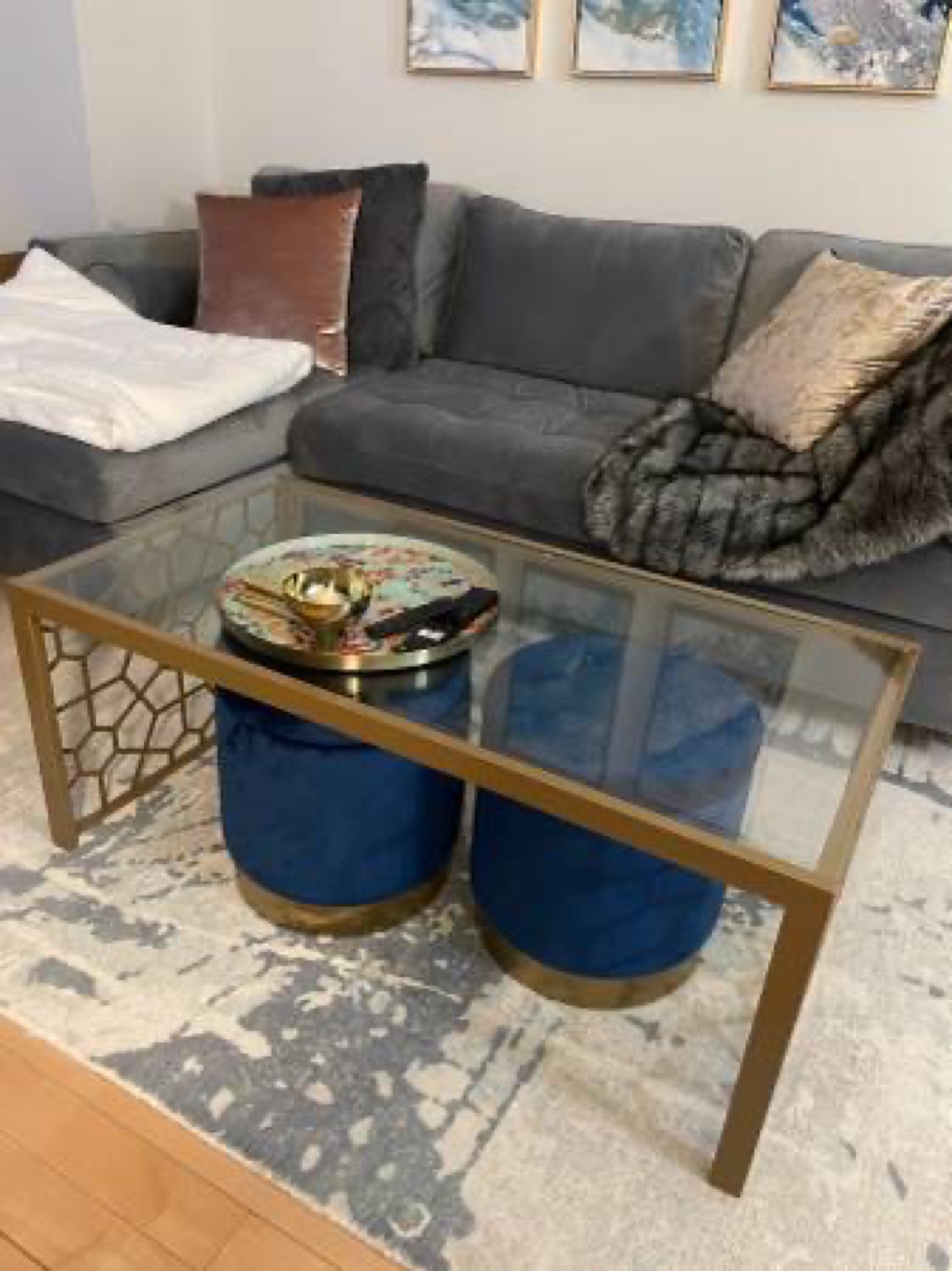 Brand New Glam Modern Coffee Table