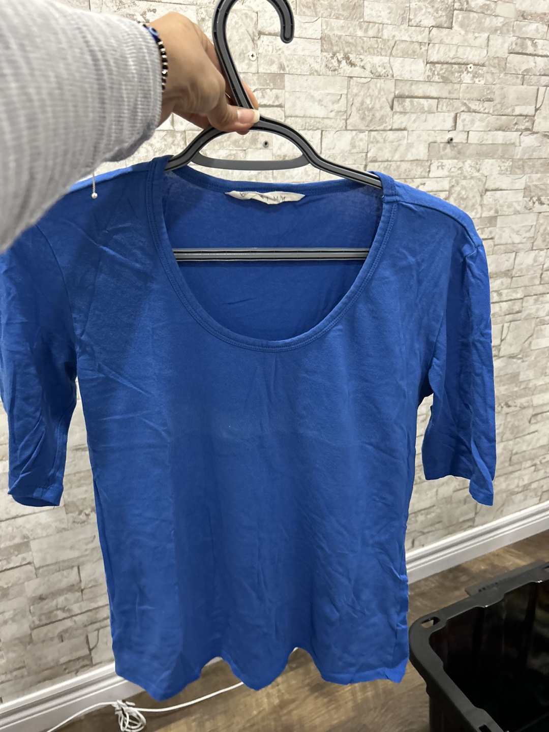 Blue and Pink 3/4 Sleeve Tops - photo 2