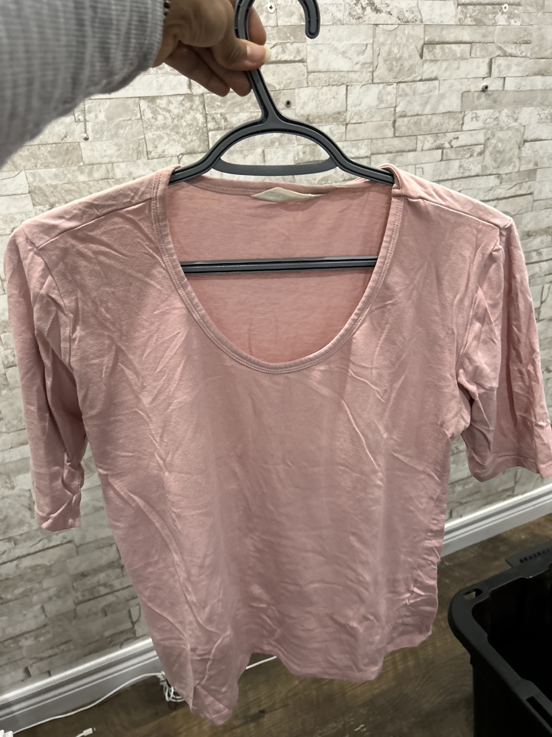 Blue and Pink 3/4 Sleeve Tops