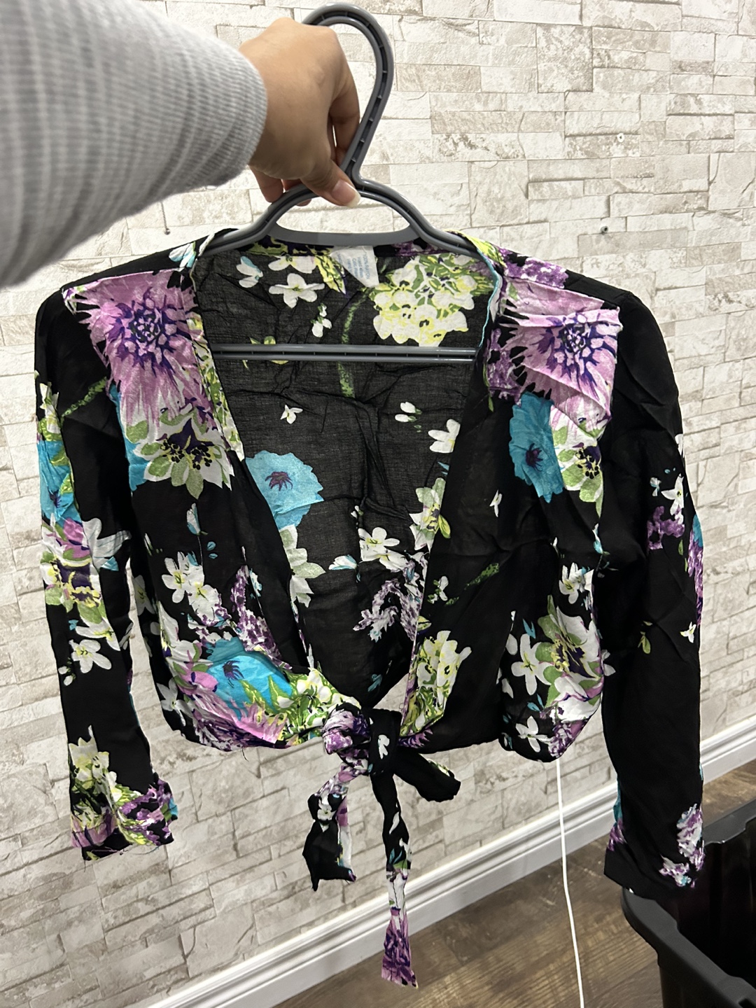 Floral Tie Front Top for beach days