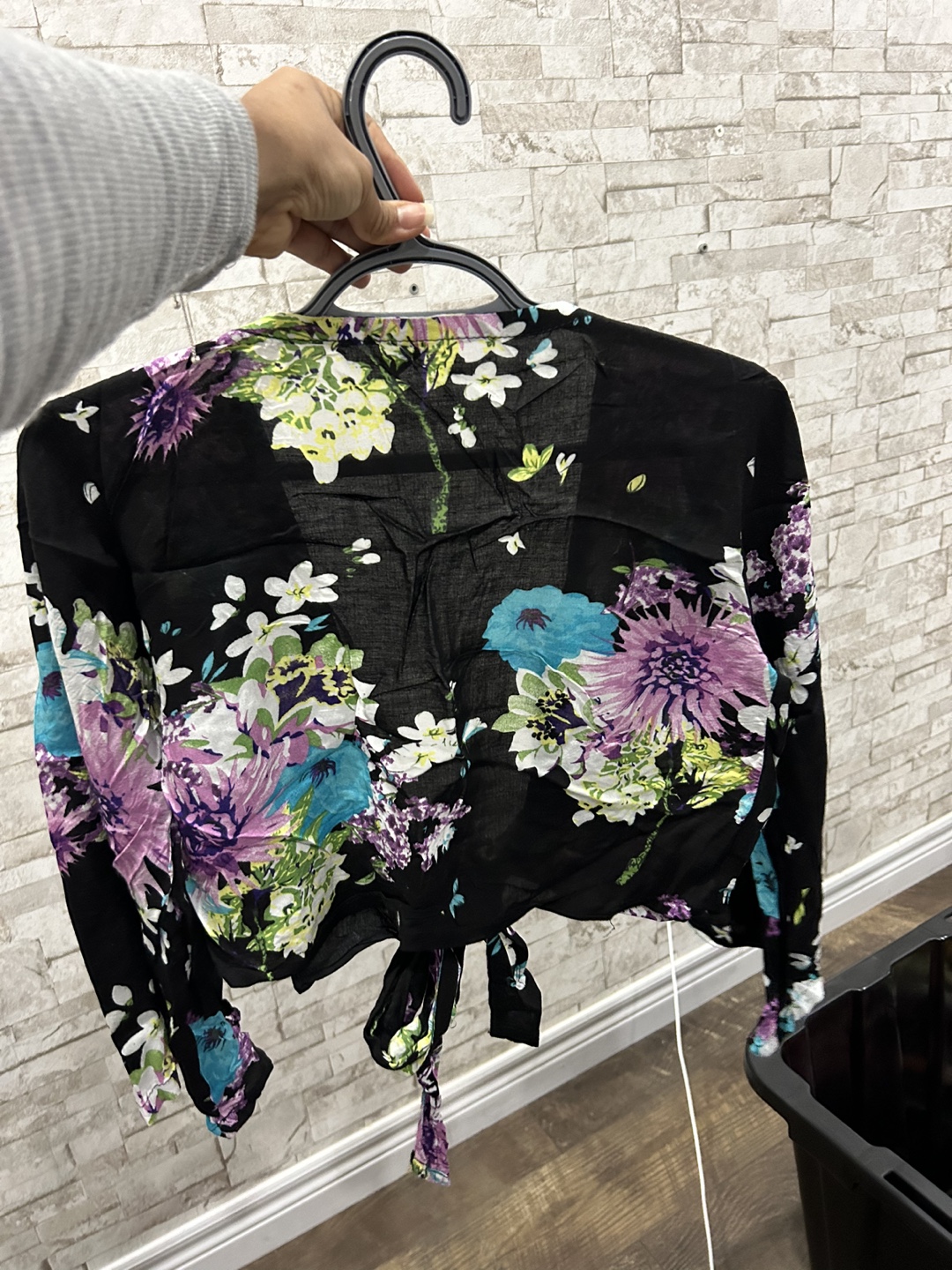 Floral Tie Front Top for beach days - photo 2