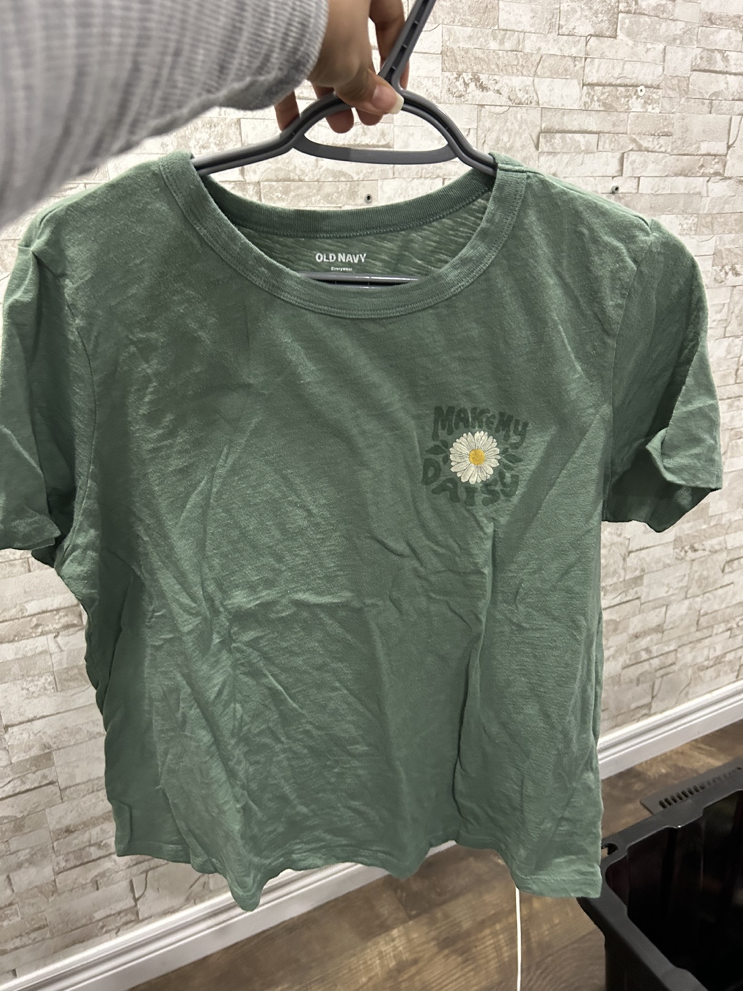 Old Navy Green T-Shirt Medium