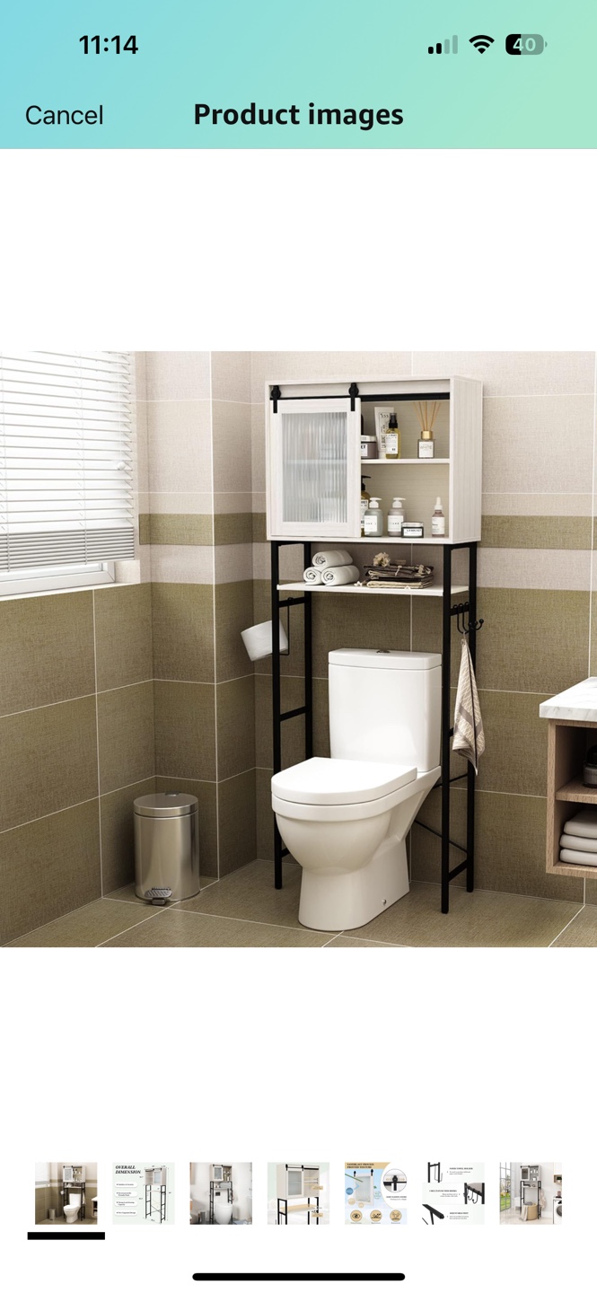Over-the-Toilet Storage Shelf - photo 3