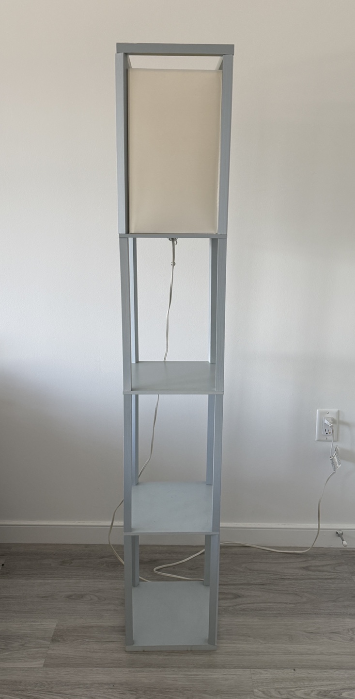 Floor Lamp with Shelves