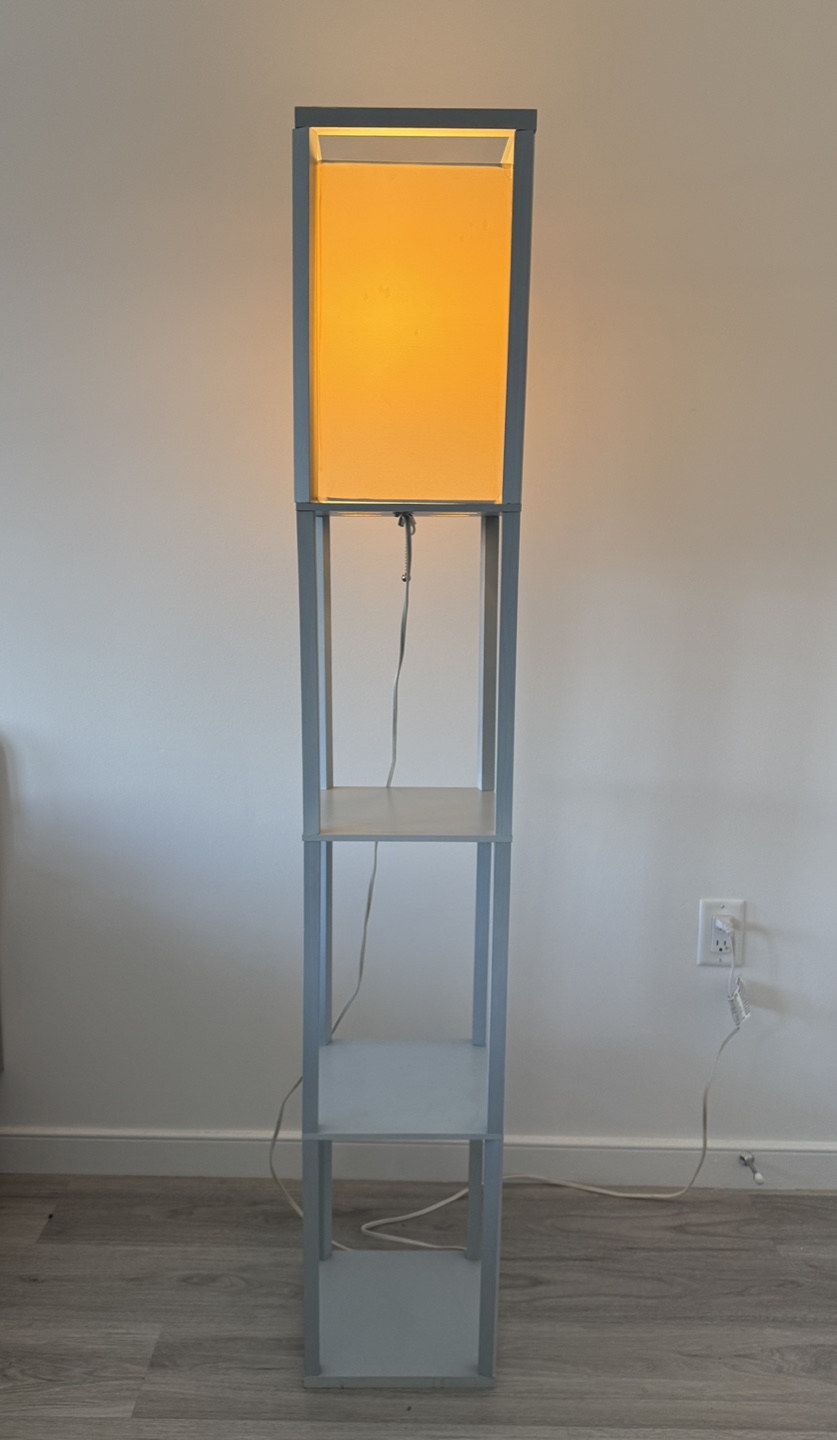Floor Lamp with Shelves - photo 2