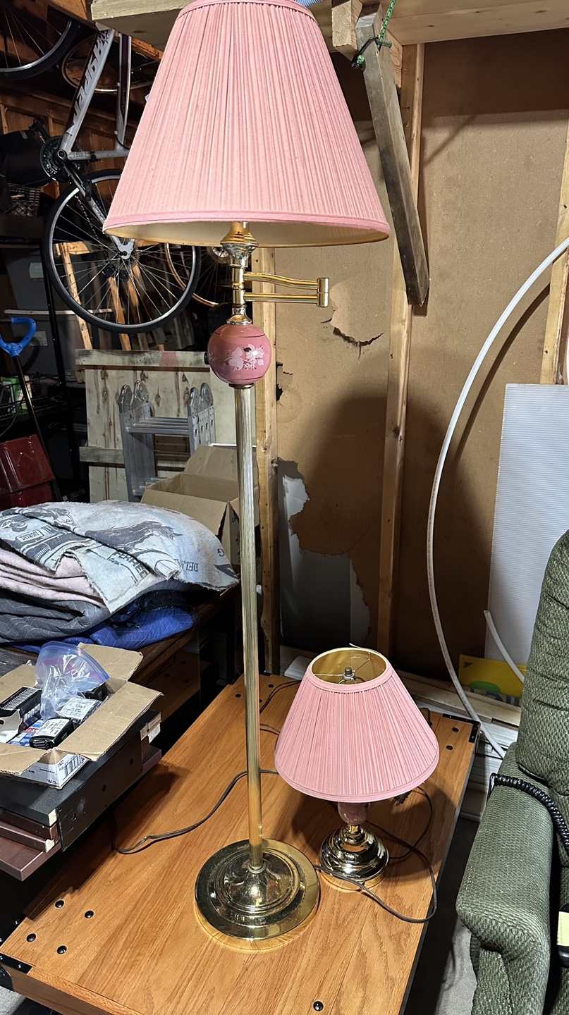 Floor Lamp and Table Lamp Set - photo 5