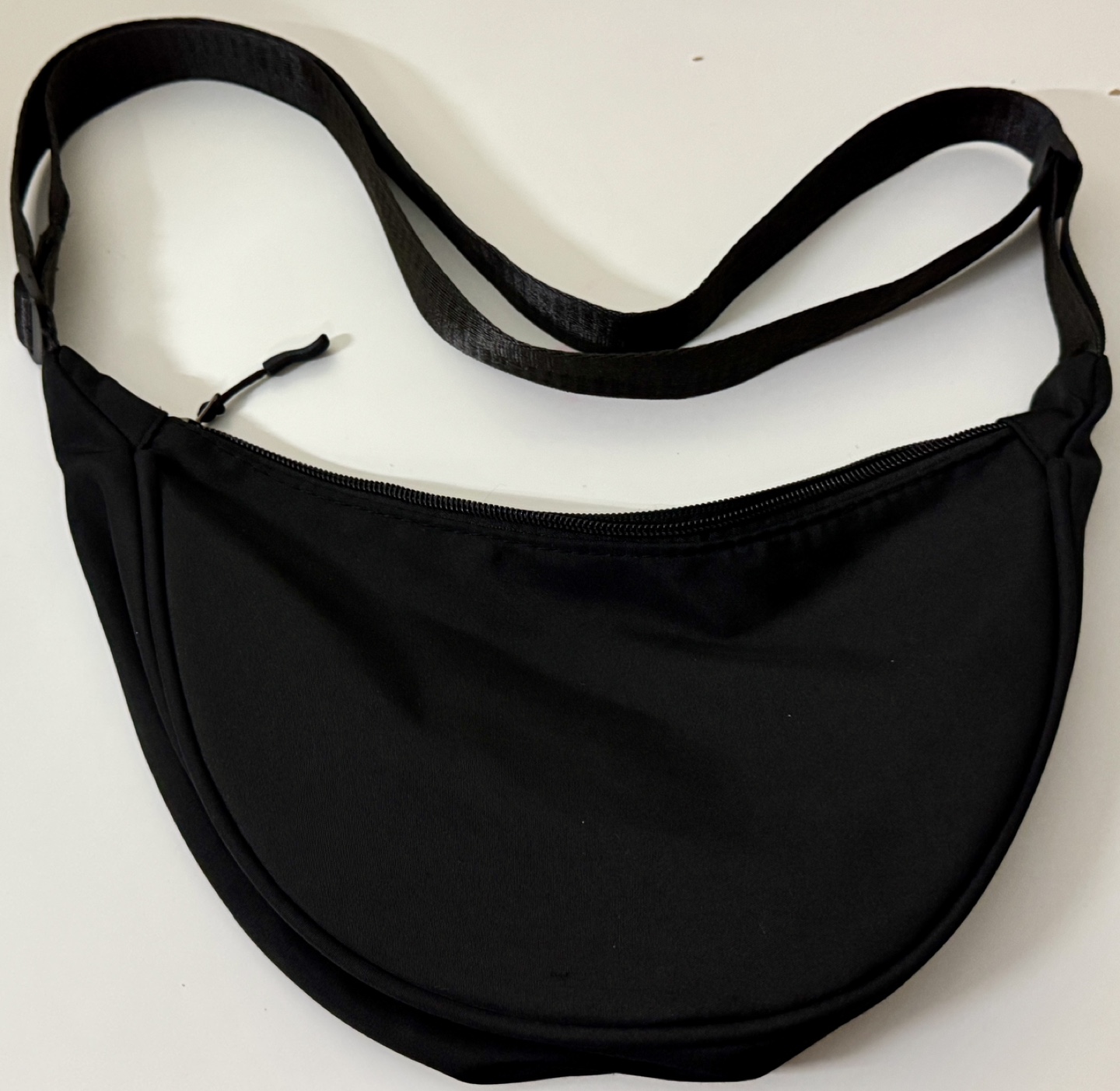 Black Round Mini Shoulder Bag