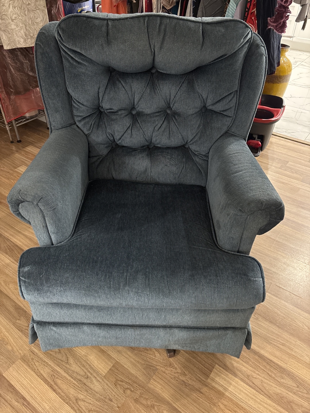 Blue Swivel Chair