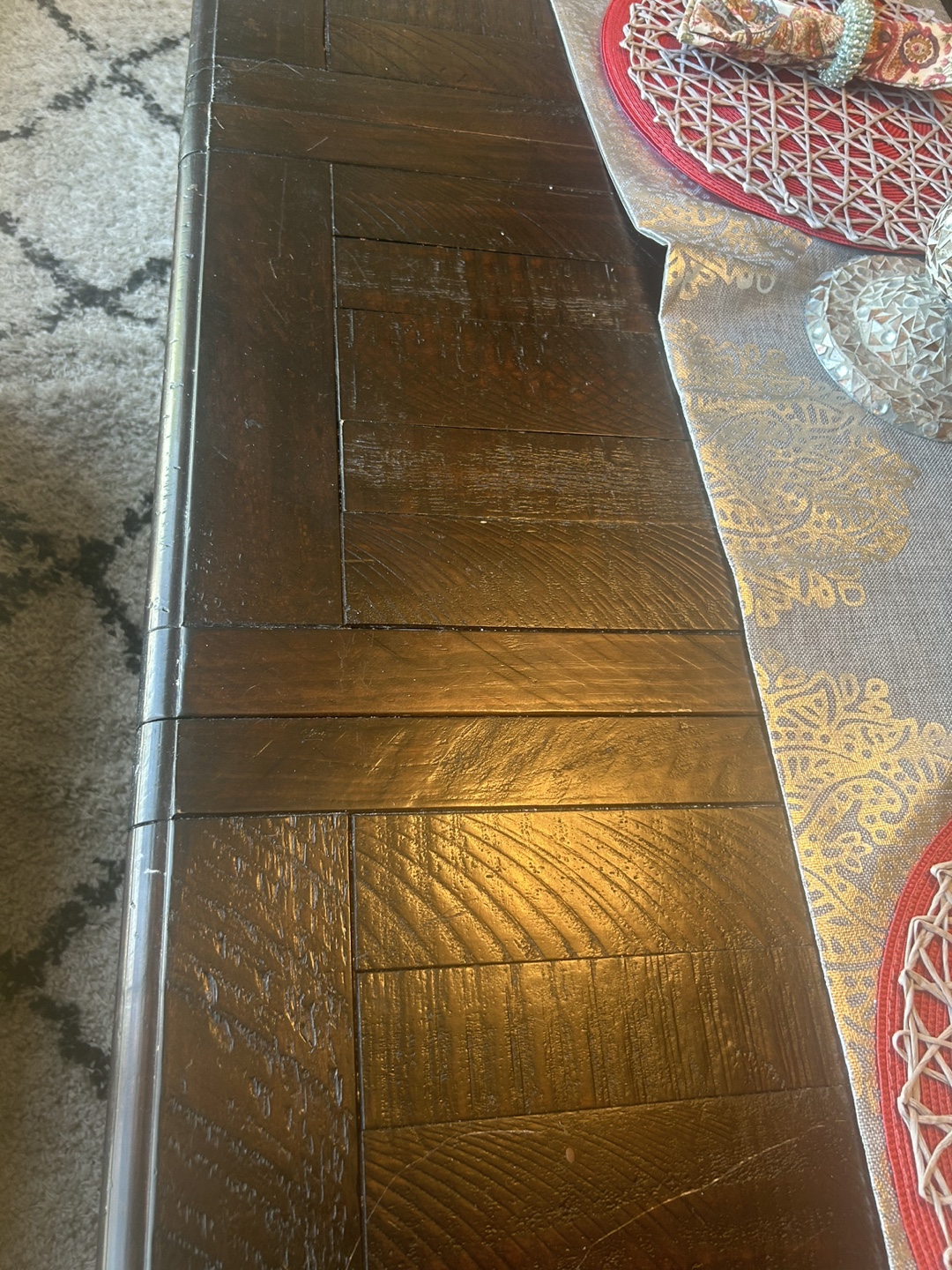 Dining Table and Bench Set - photo 4