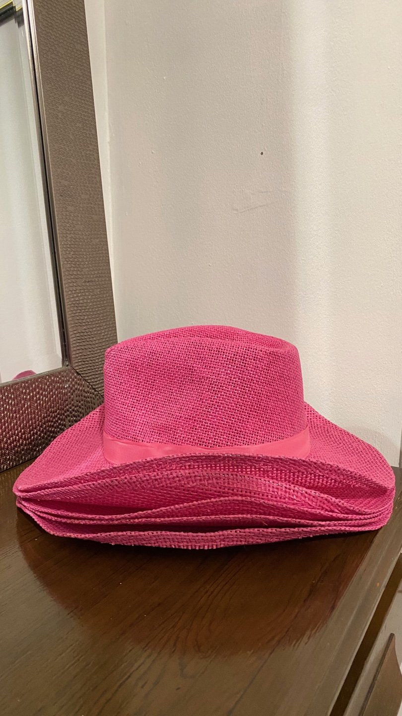 Pink Cowboy/Cowgirl Straw Hats