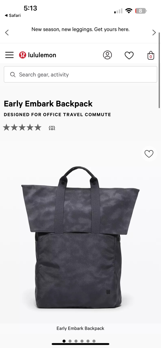 Lululemon Early Embark Backpack - photo 2