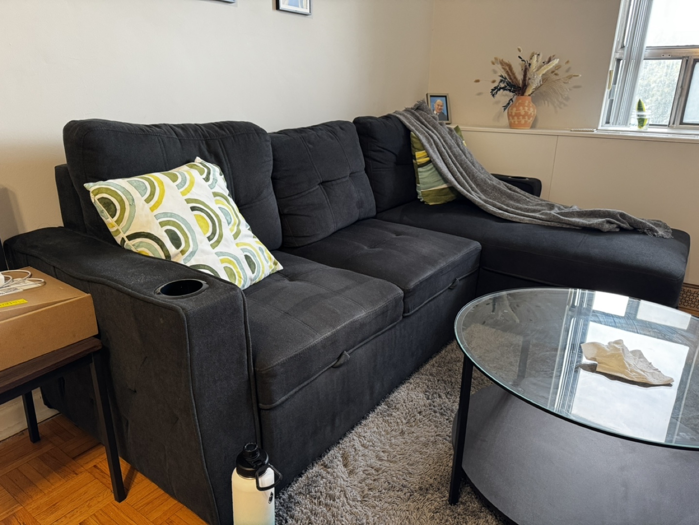 Dark grey Sectional Sofa