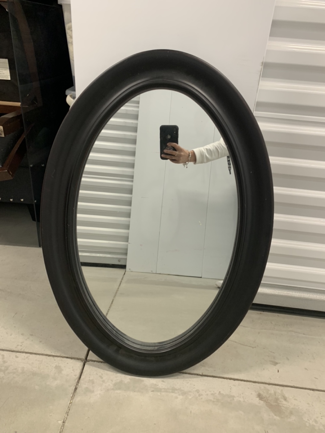 Oval Black Mirror
