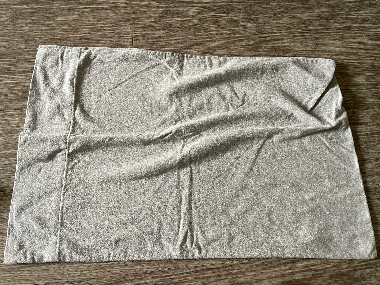 1 fleece grey pillowcase thumbnail