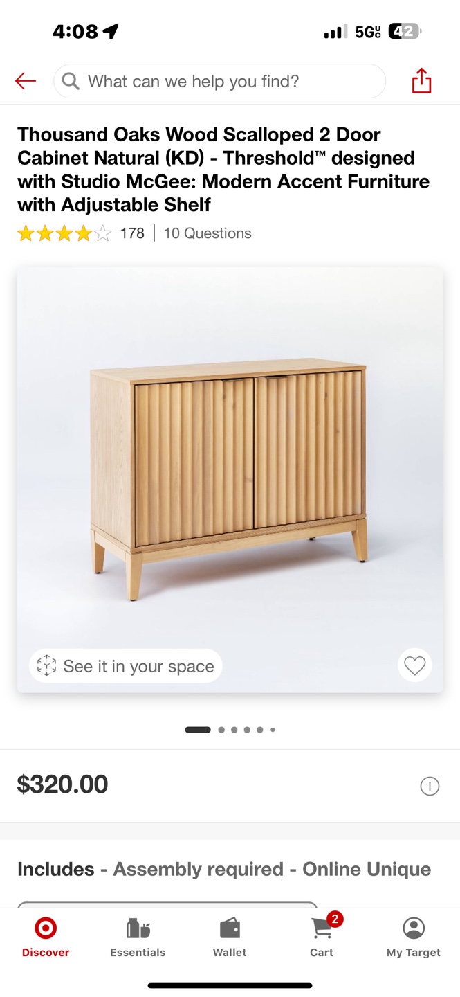 Studio McGee Cabinet - photo 2
