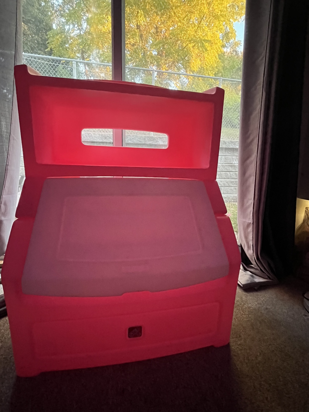 Pink/White Step2 Toy Chest - photo 2