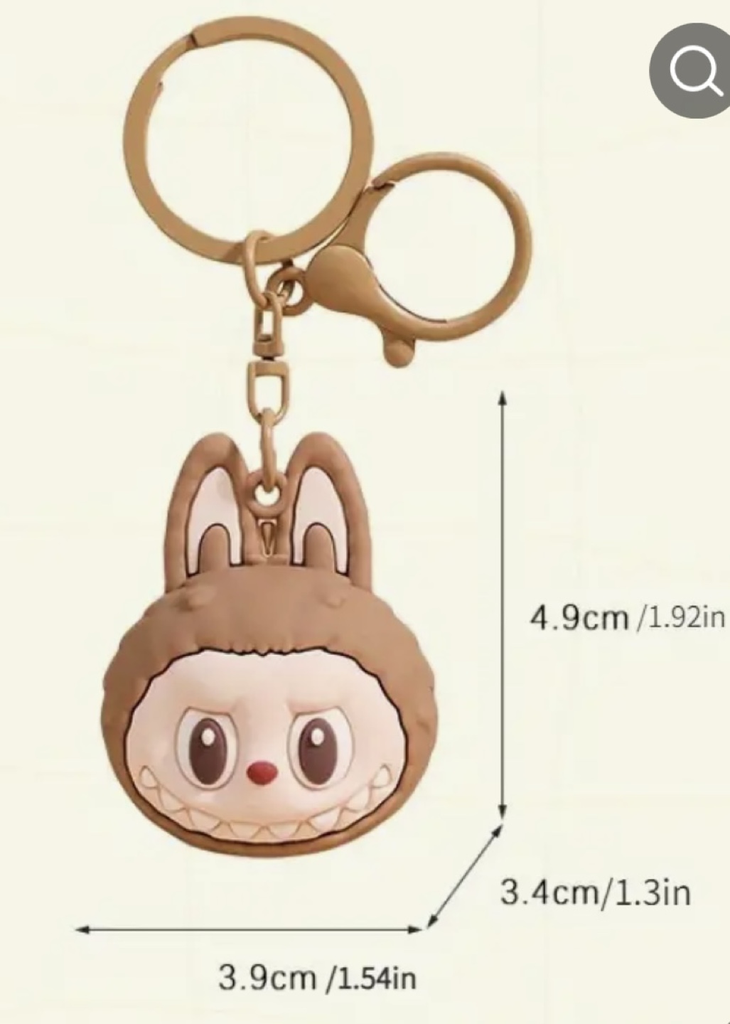 Labubu Cute Keychain/Car Couple Cartoon bag/key Decoration Gift