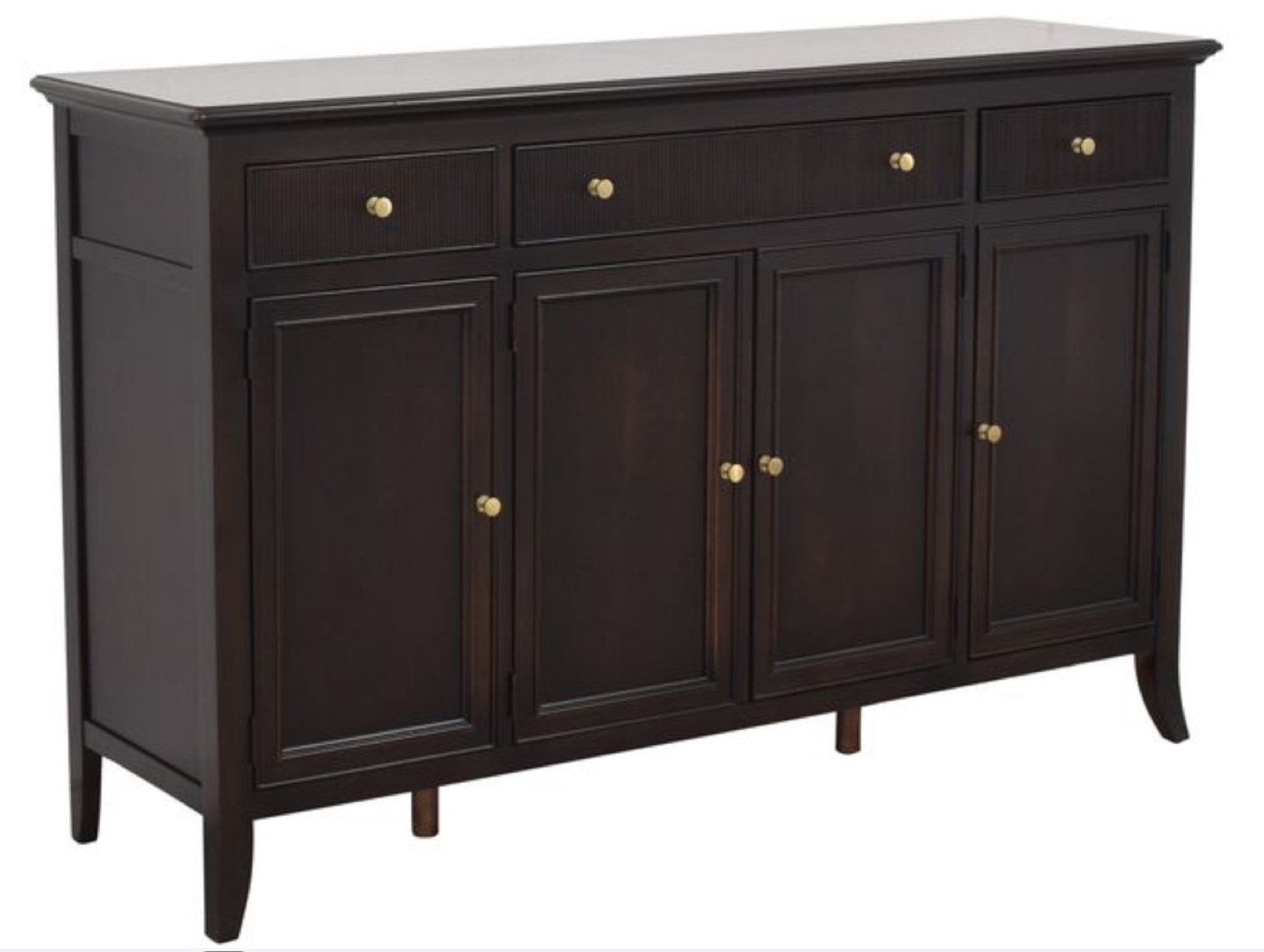 Dark Wood Buffet Server