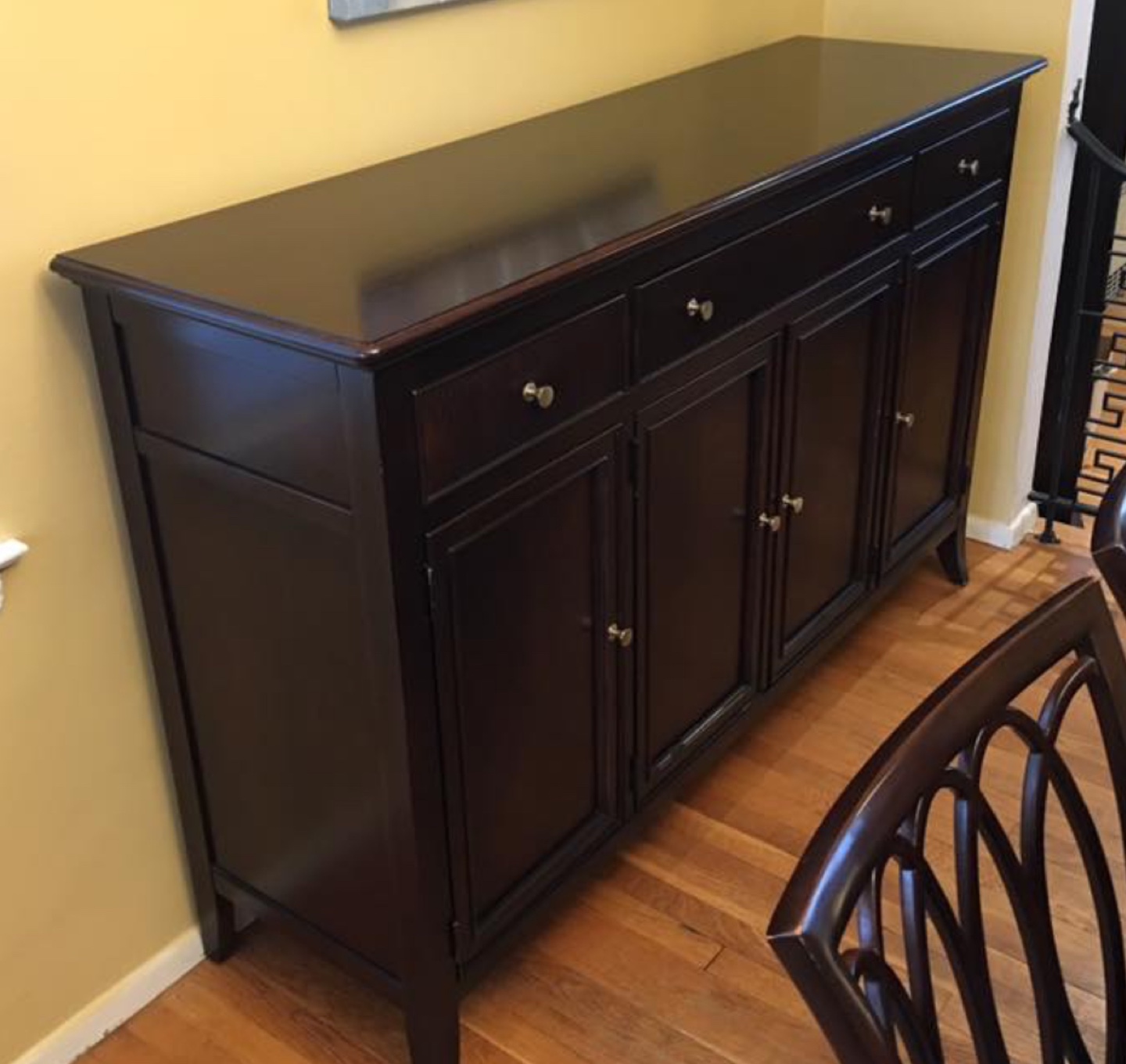Dark Wood Buffet Server - photo 3