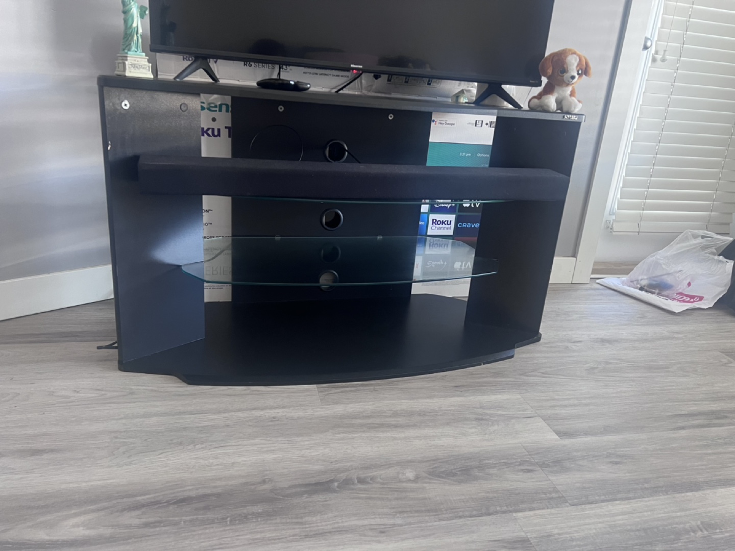 Black TV Stand