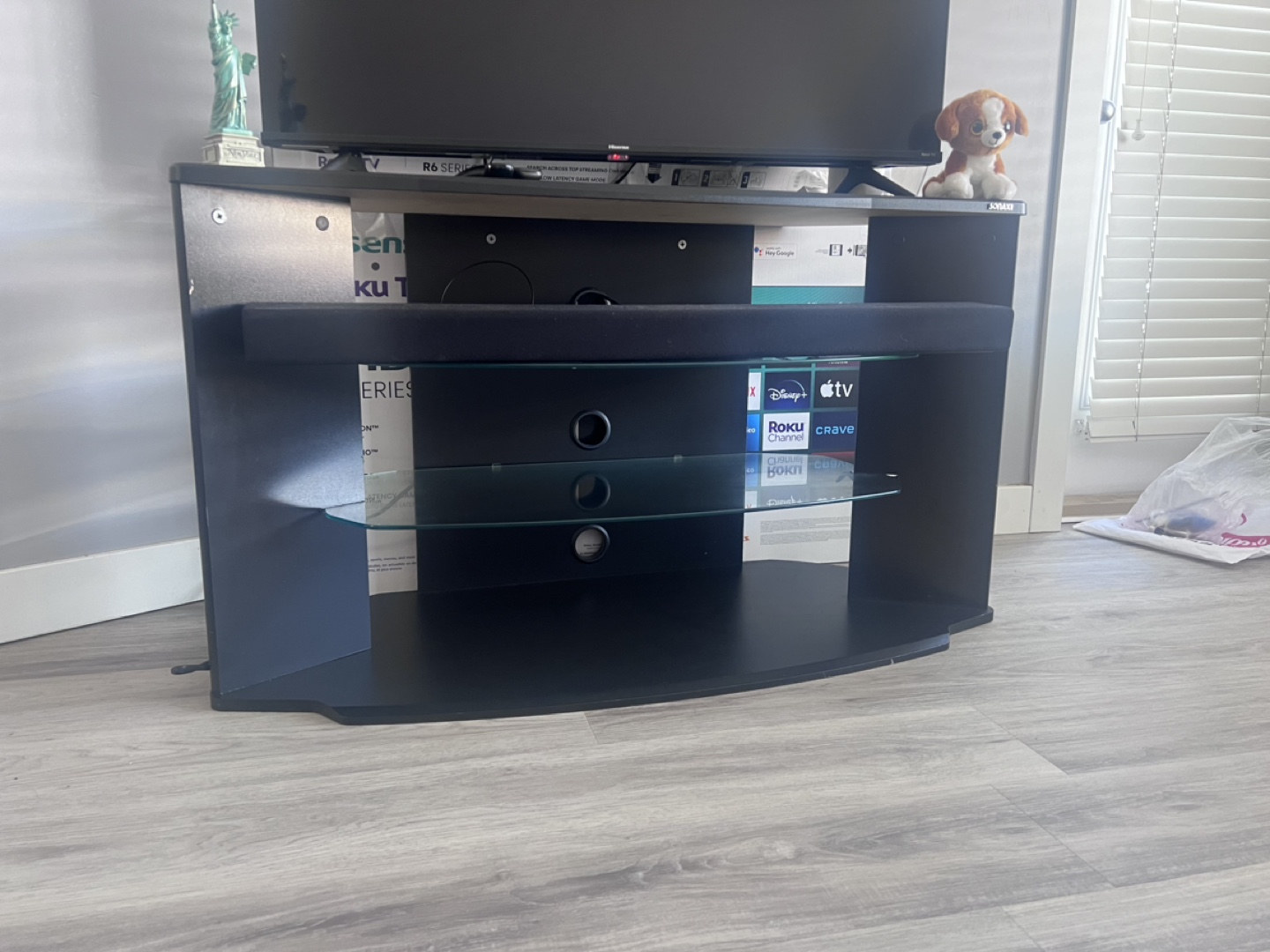 Black TV Stand - photo 2