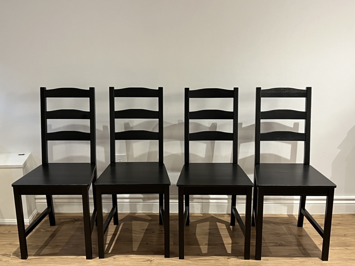 Black Dining Table and 4 Chairs - photo 4