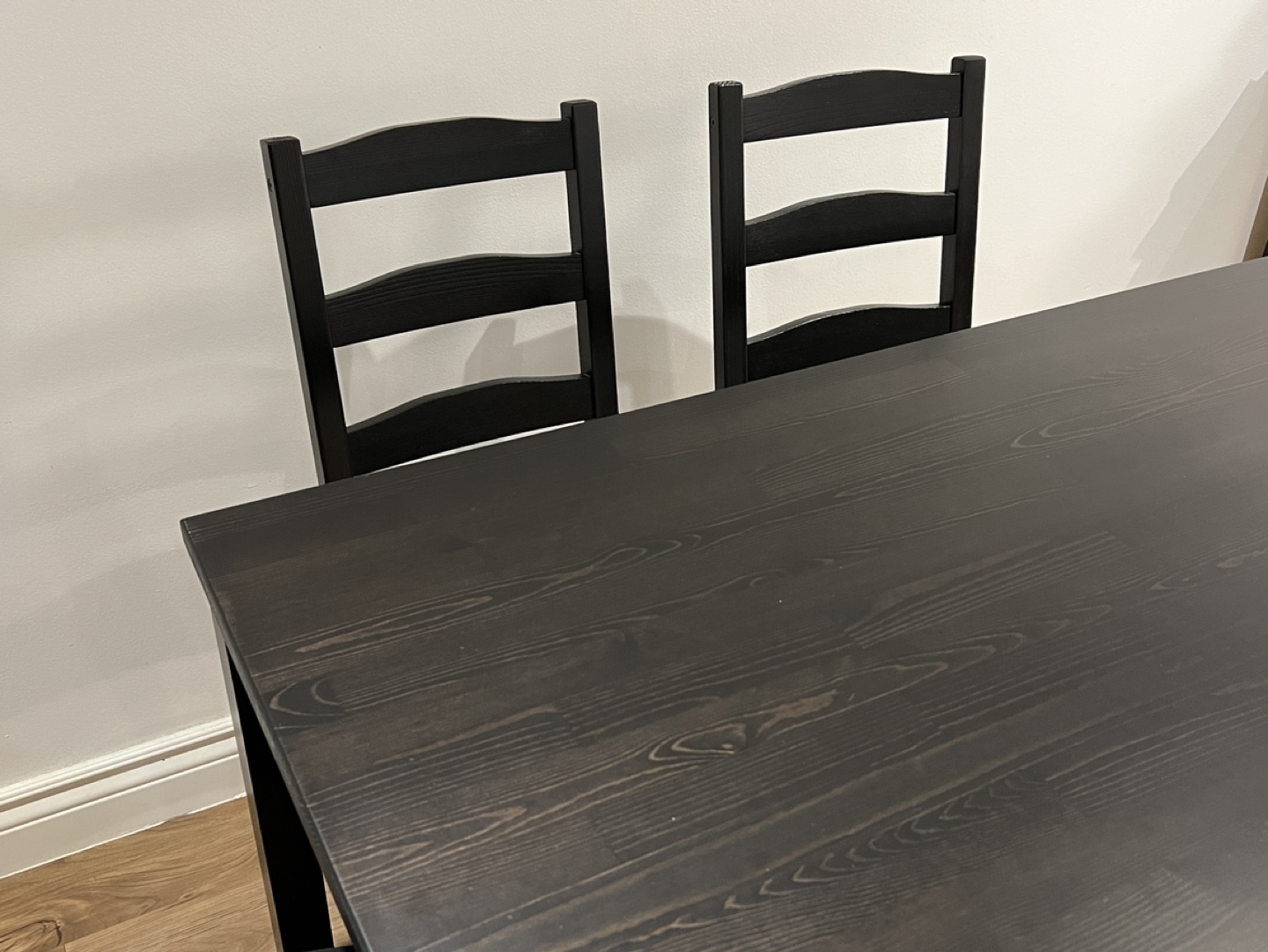 Black Dining Table and 4 Chairs - photo 3