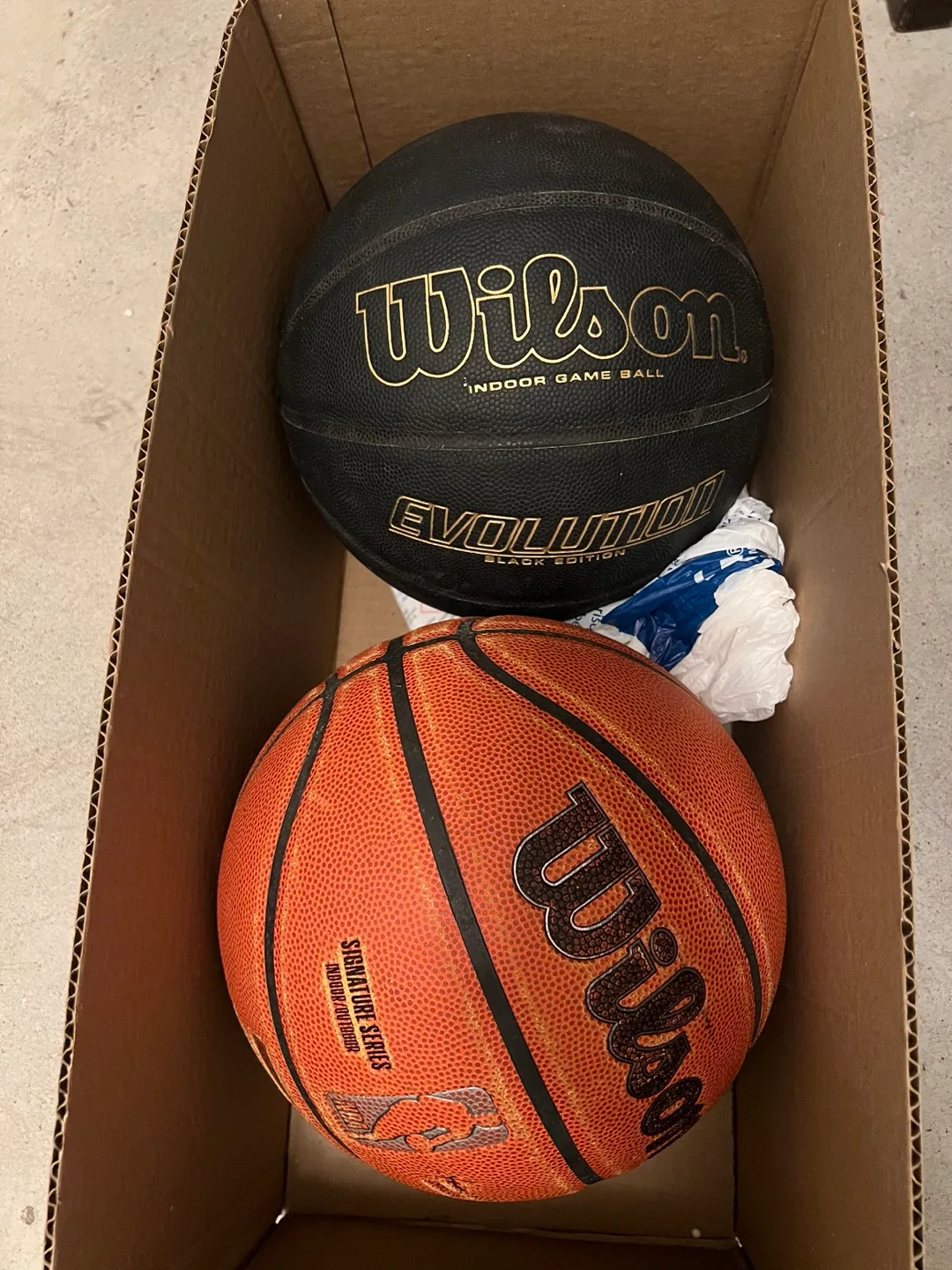 2 Wilson Basketballs thumbnail