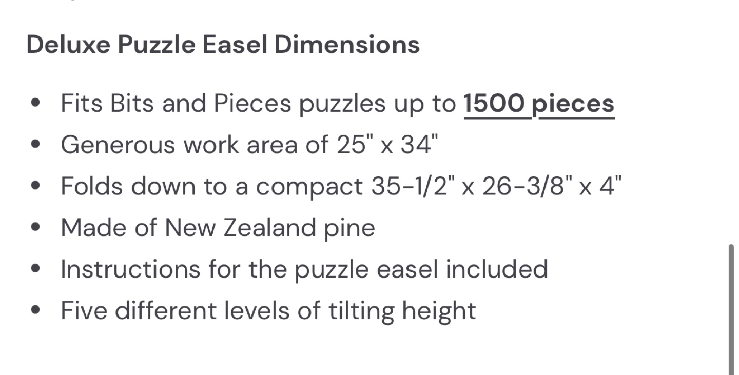 Deluxe Puzzle Easel - photo 2