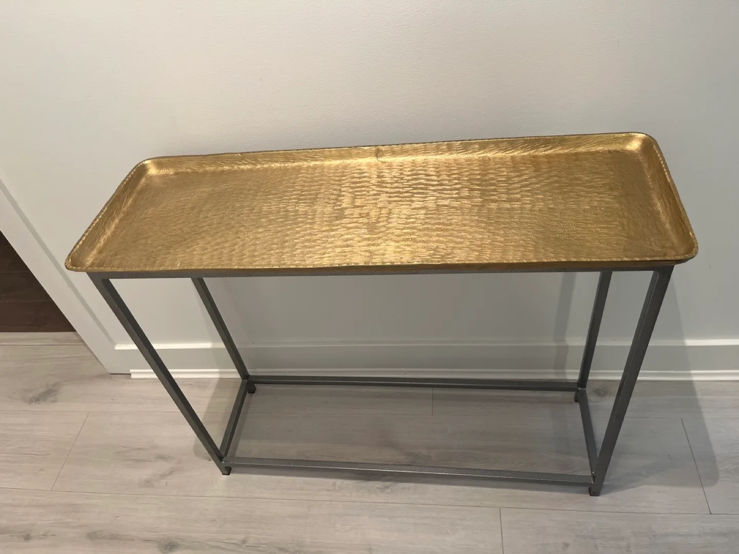 Gold and Silver Console Table thumbnail