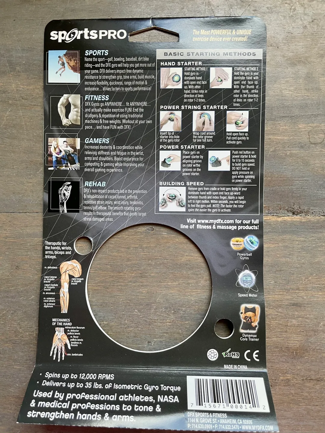 Sports Pro Gyro Hand & Arm Low Resistance Exerciser image indicator(5)