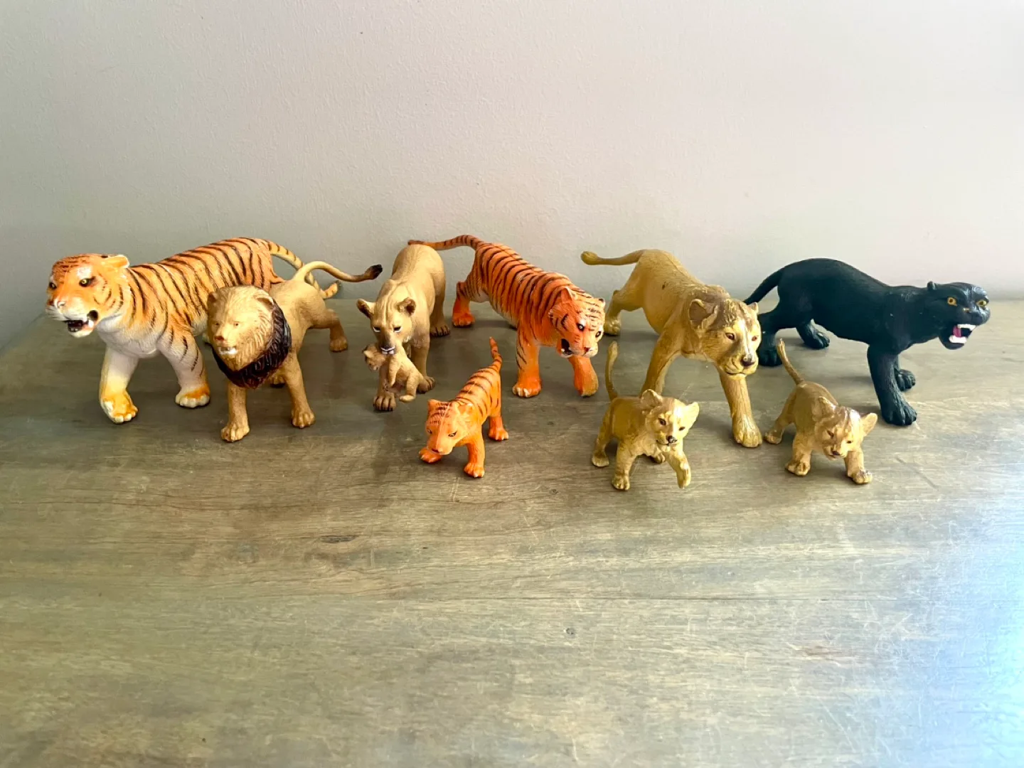 African Safari Wild Cat Toy Figure Bundle thumbnail