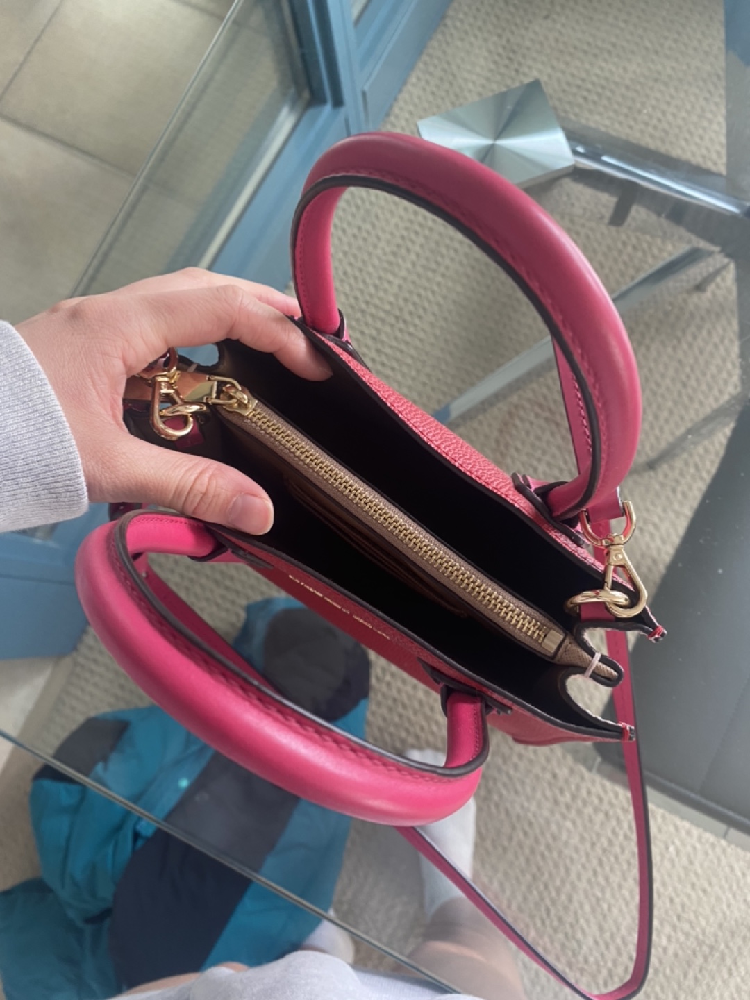 Michael Kors Pink/Red Leather Handbag - photo 2