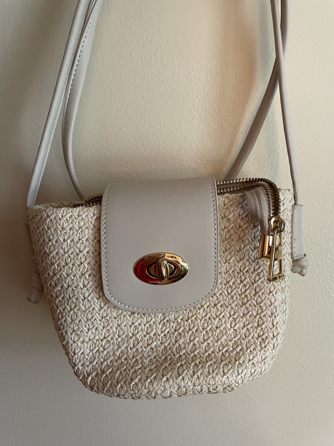 Straw Crossbody Bag