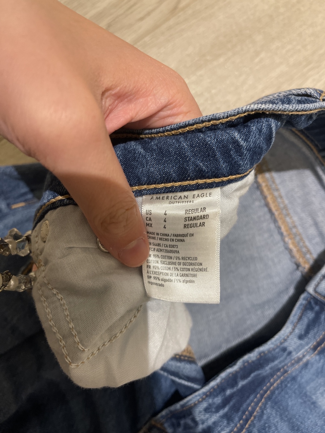 American Eagle Wide Leg Baggy Skater Jeans - photo 3