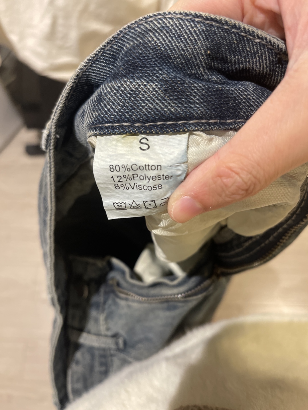 Baggy Wide Leg Denim Jeans with Design - photo 3