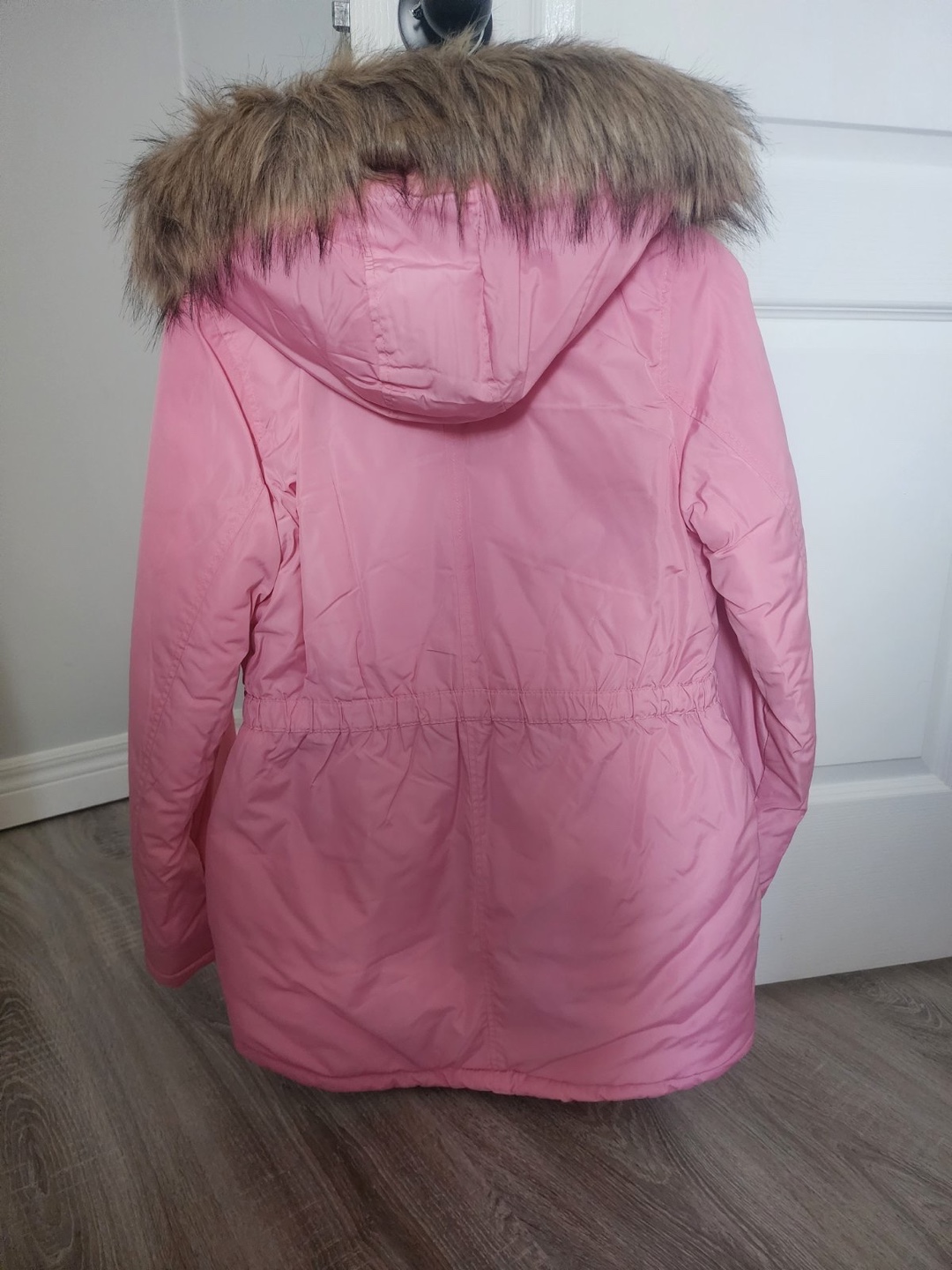 Pink George Winter Jacket with Faux Fur Hood - Size XL - photo 2