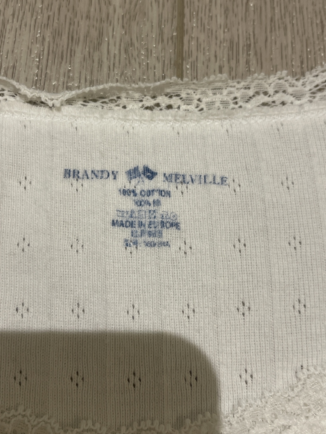 Brandy Melville White Long Sleeve Top - photo 2